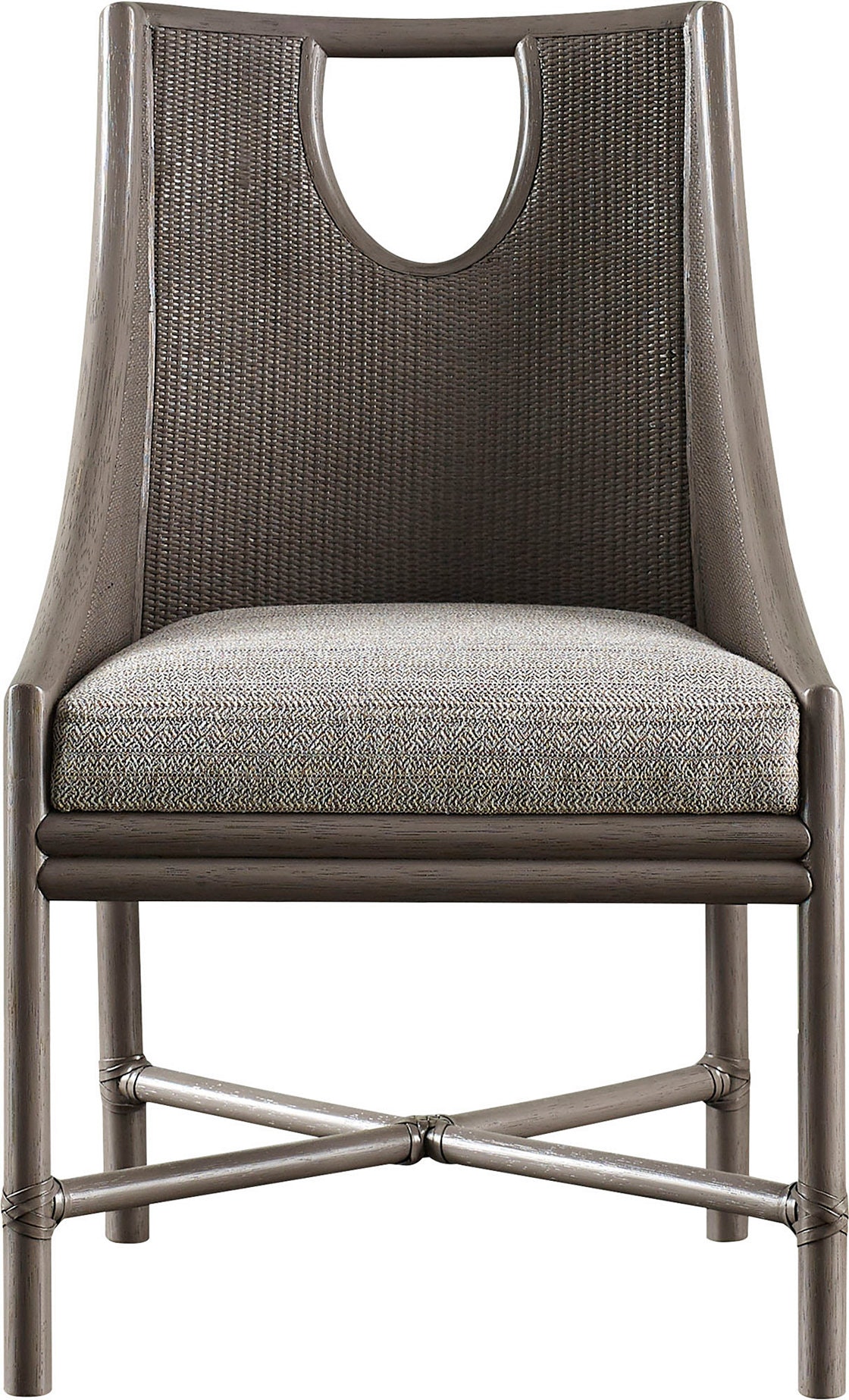 McGuire Open Oval Arm Chair MCA1045