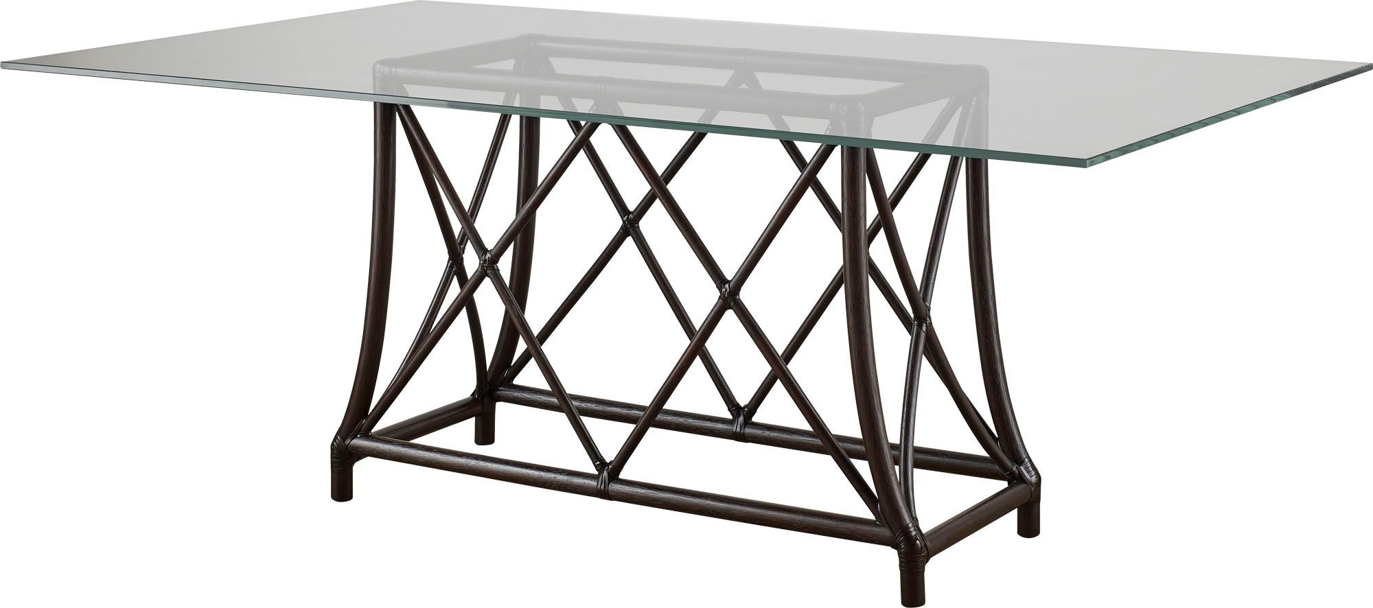 McGuire Gondola Rectangle Dining Table MCA3035