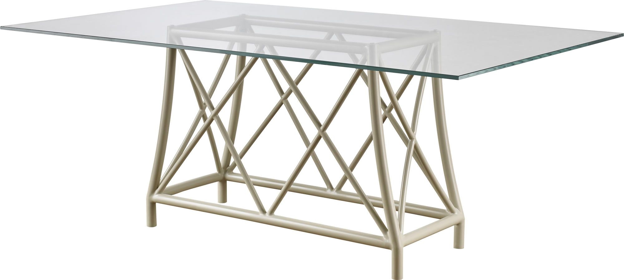 McGuire Gondola Outdoor Rectangle Dining Table MCO3035