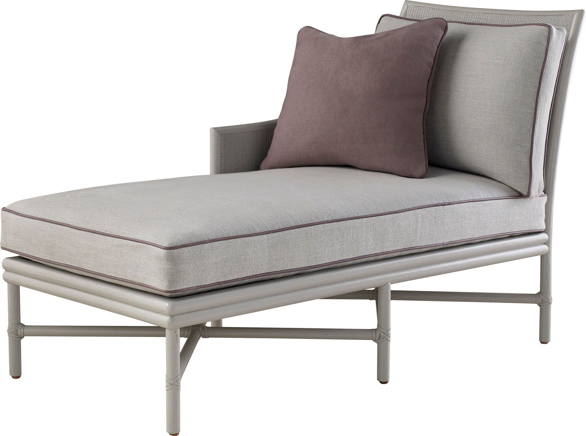 McGuire Open Oval Caned Chaise Lounge MCU1003CS