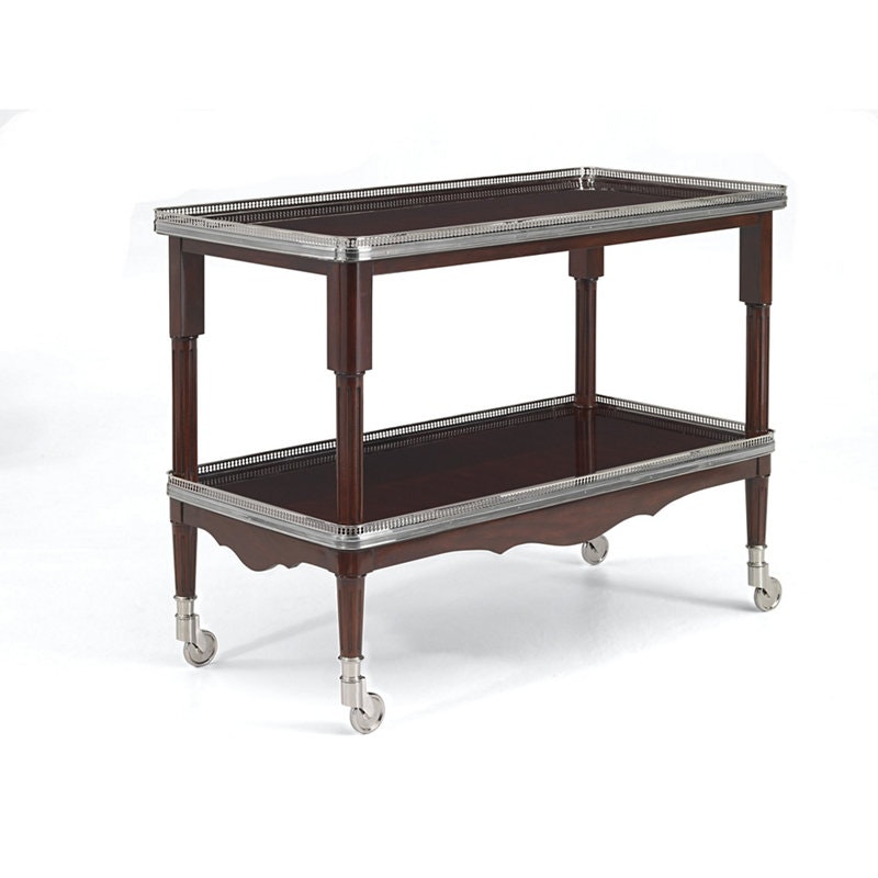 Ralph Lauren Ones Fifth Drinks Trolley- Mahogany 8302-25