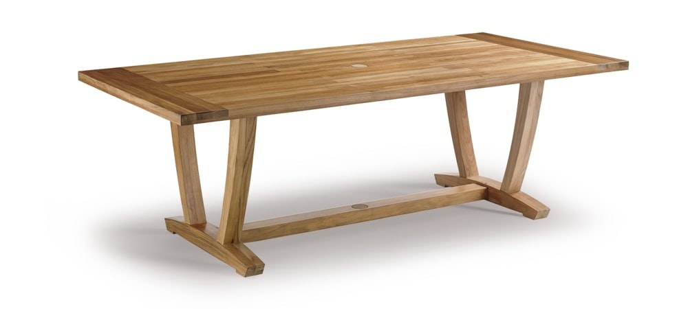 Gloster Oyster Dining Table 43.5 x 88 8630