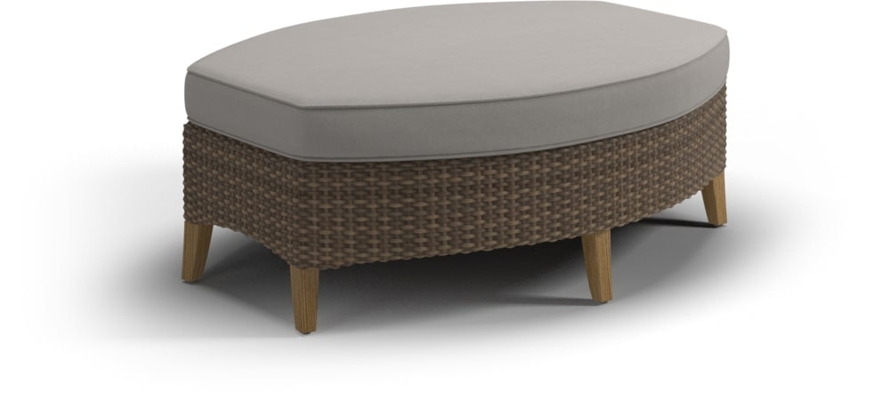 Gloster Pepper Marsh Curved Ottoman 8515A