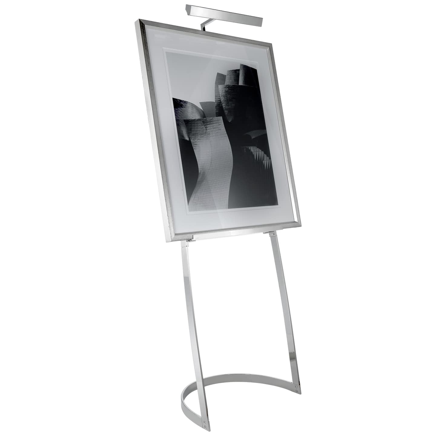 Ralph Lauren Colin Easel Floor Lamp in Polished Nickel RL 1020PN