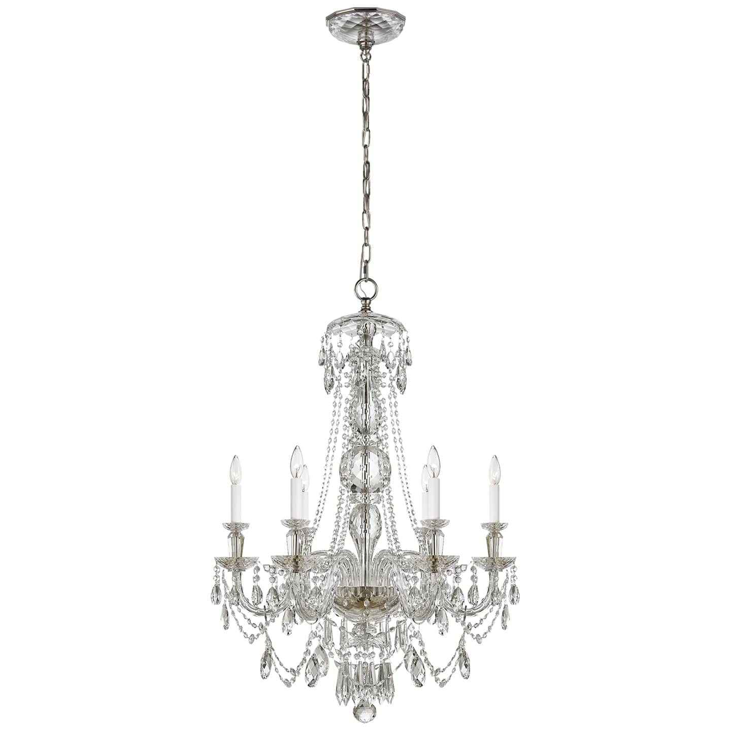 Ralph Lauren Daniela Medium One-Tier Chandelier in Crystal RL 5005CG