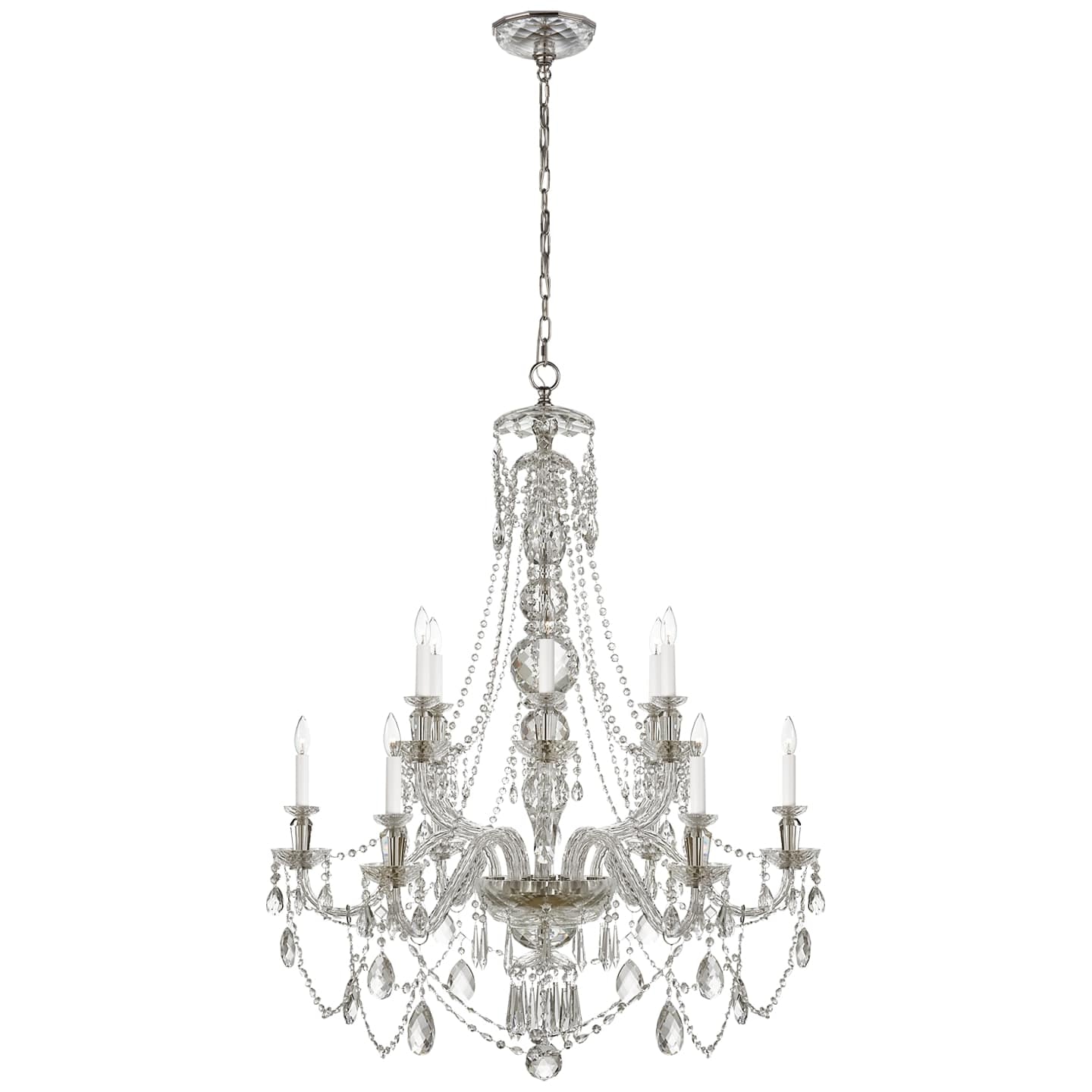 Ralph Lauren Daniela Medium Two-Tier Chandelier in Crystal RL 5006CG