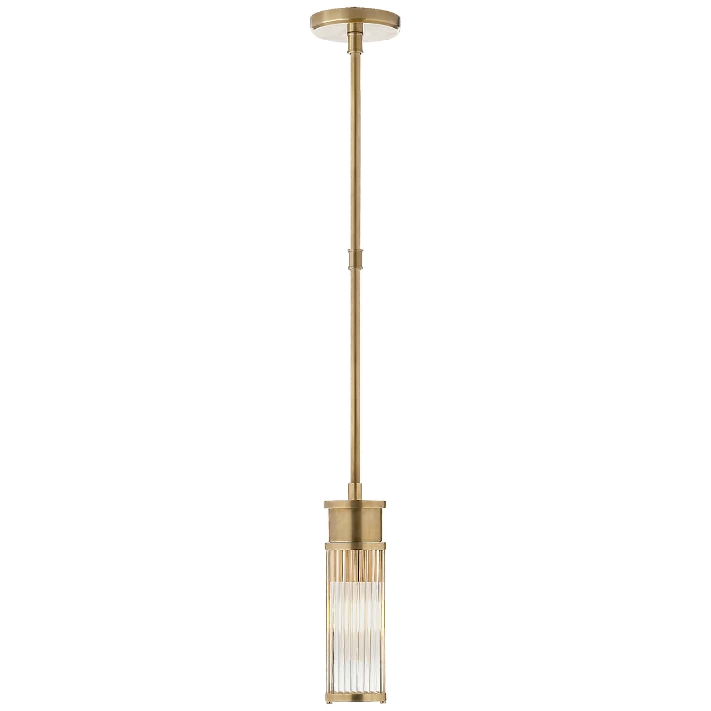 Ralph Lauren Allen Mini Pendant in Natural Brass and Glass Rods RL 5080NB