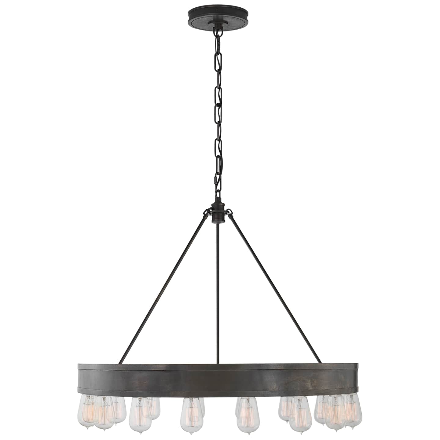 Ralph Lauren Roark 30" Modular Ring Chandelier RL 5131-P