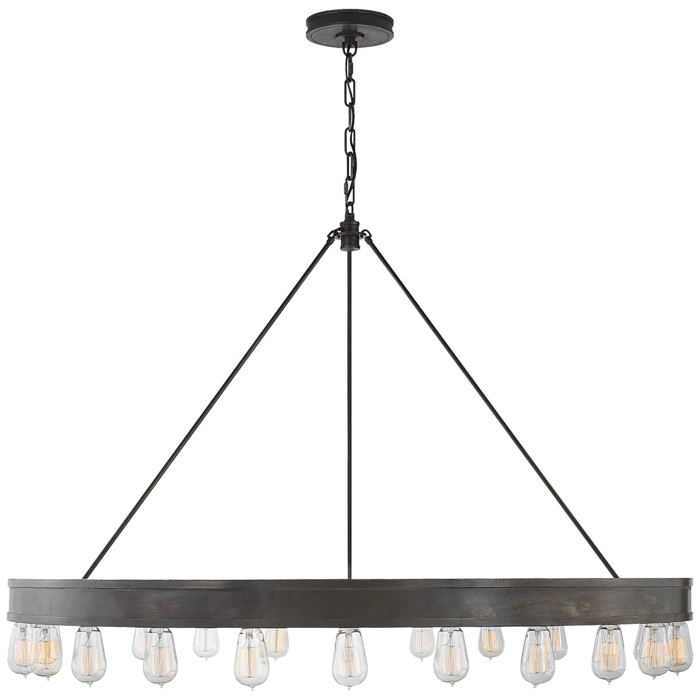 Ralph Lauren Roark 50" Modular Ring Chandelier RL 5133-P