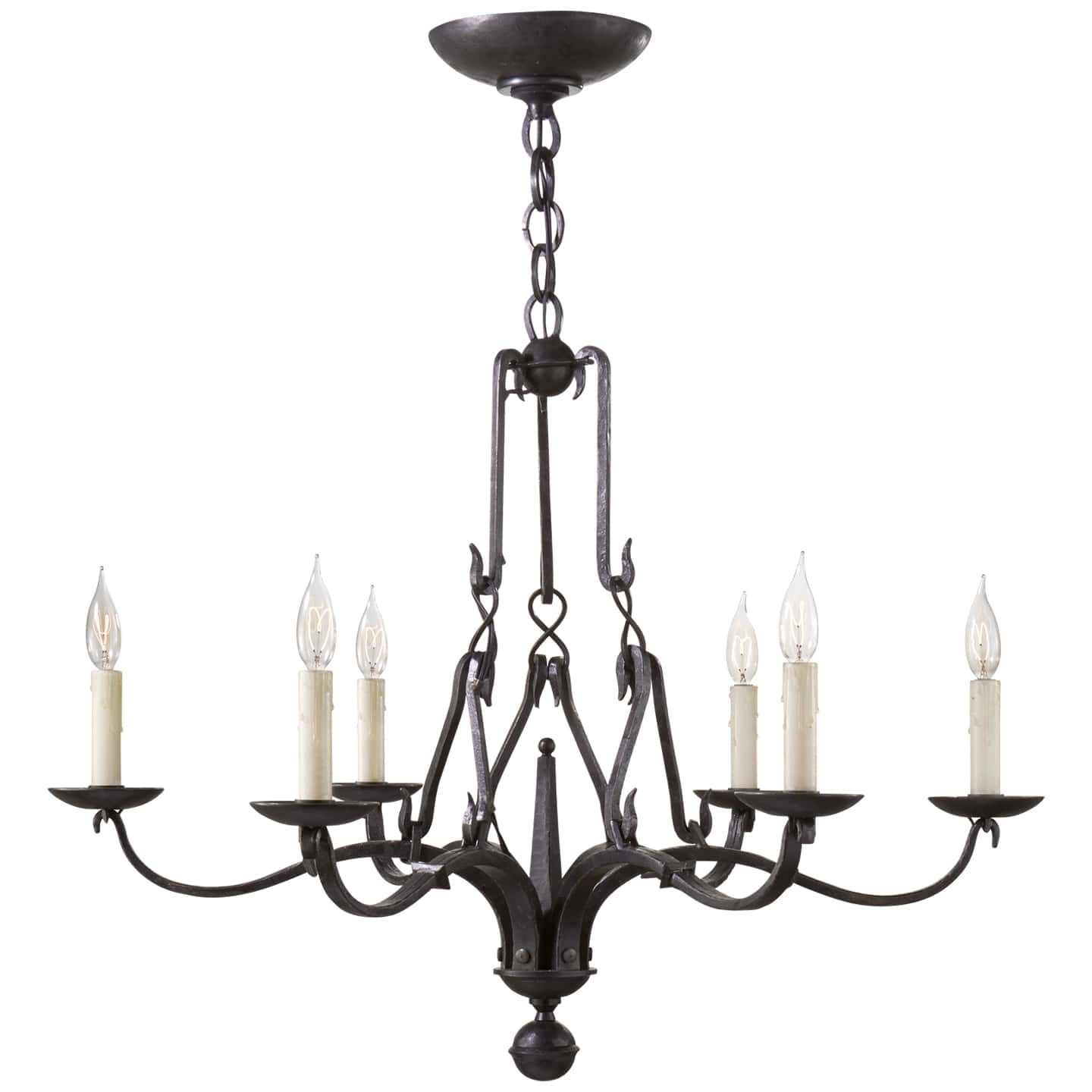 Ralph Lauren Allegra Small Chandelier in Aged Iron RL 5728AI