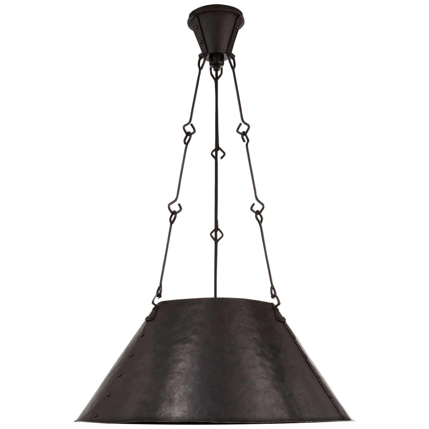 Ralph Lauren Naomi Hand-Forged Hanging Shade in Aged Iron RL 5739AI