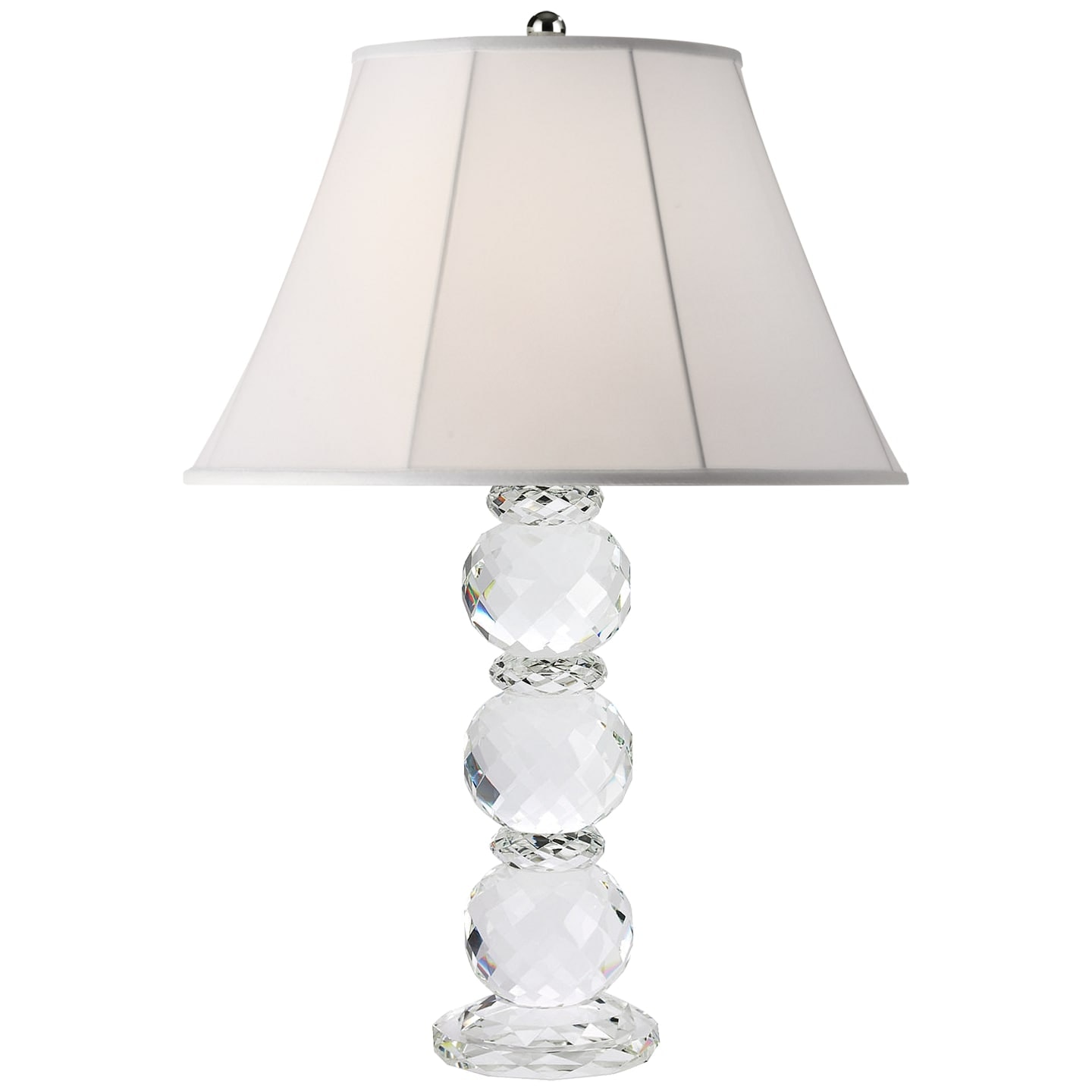 Ralph Lauren Daniela Table Lamp in Crystal with Silk Shade RL14040PN-S