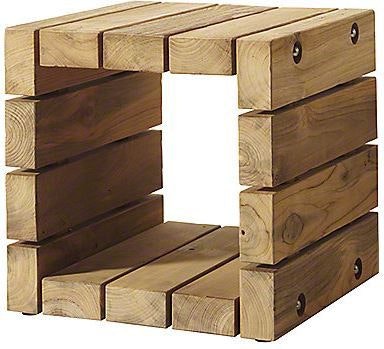 McGuire Reclaimed Teak Side Table MCTK264