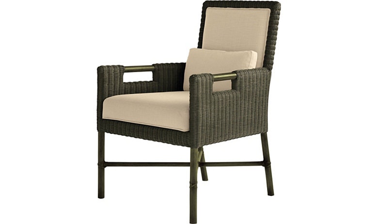 McGuire Woven Core Dining Arm Chair MCWS404