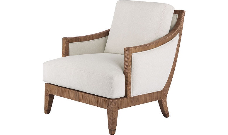 McGuire St Germain Upholstered Lounge Chair MCWS20BB