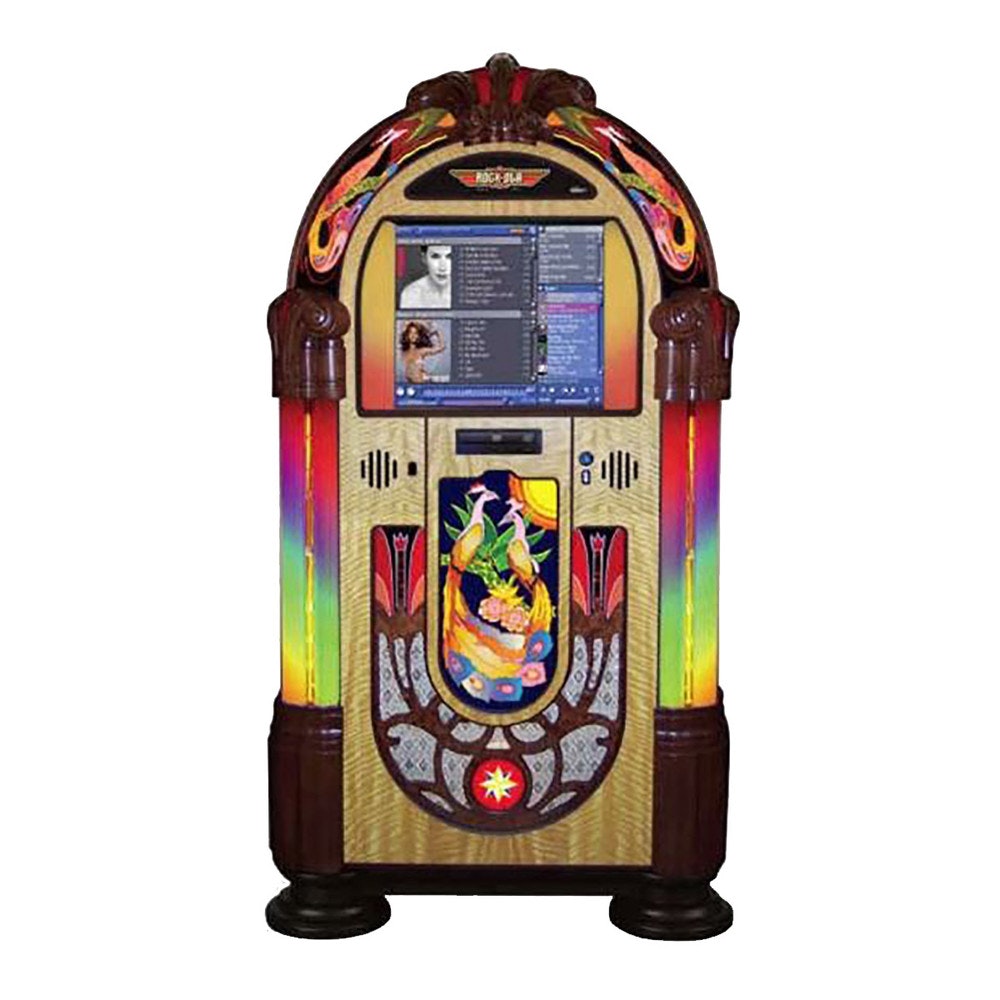 ROCK-OLA Jukebox ROCK-OLA BUBBLER PEACOCK DIGITAL MUSIC CENTER