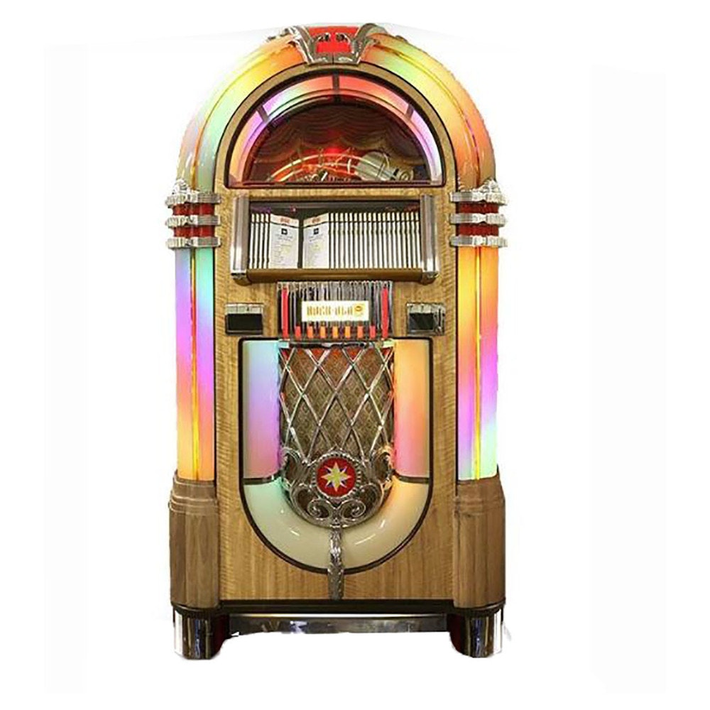 ROCK-OLA Jukebox ROCK-OLA BUBBLER CD JUKEBOX Light Oak