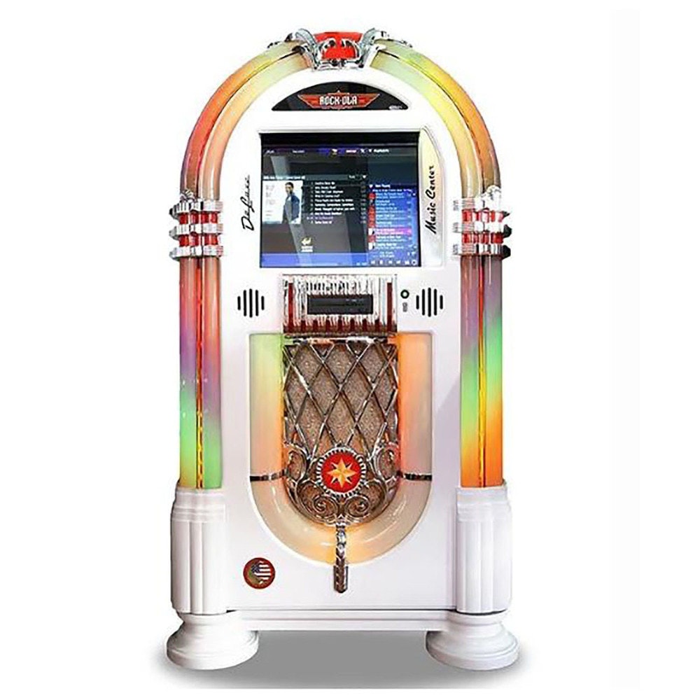 ROCK-OLA Jukebox ROCK-OLA BUBBLER DIGITAL MUSIC CENTER Gloss White