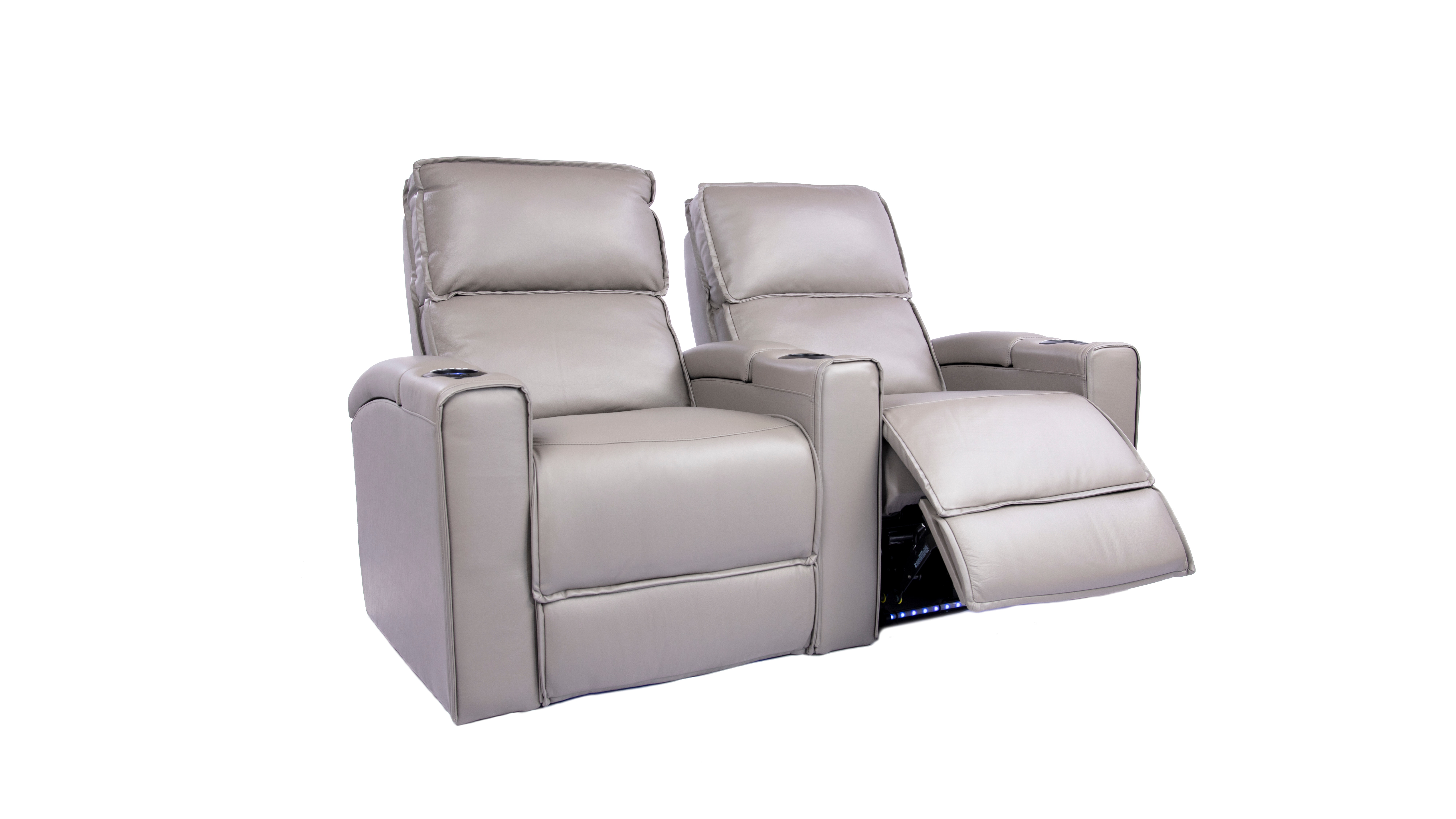 American Home 2 Seat Power Recline Theater Group Bailey 2 Seat HTS Group