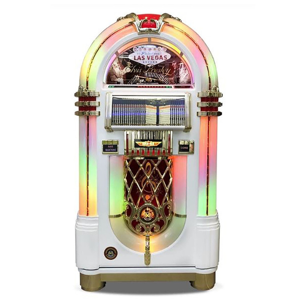 ROCK-OLA Jukebox ROCK-OLA BUBBLER ELVIS CD JUKEBOX Gloss White