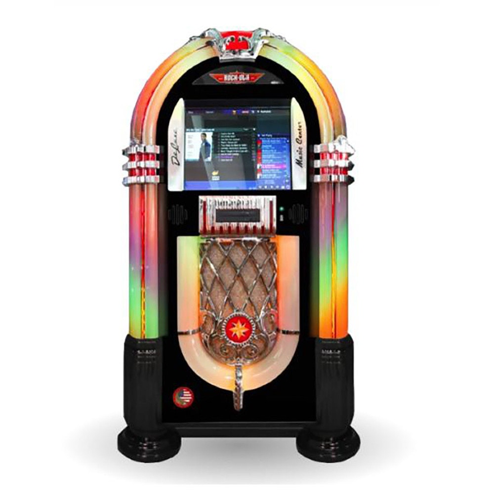ROCK-OLA Jukebox ROCK-OLA BUBBLER DIGITAL MUSIC CENTER Black