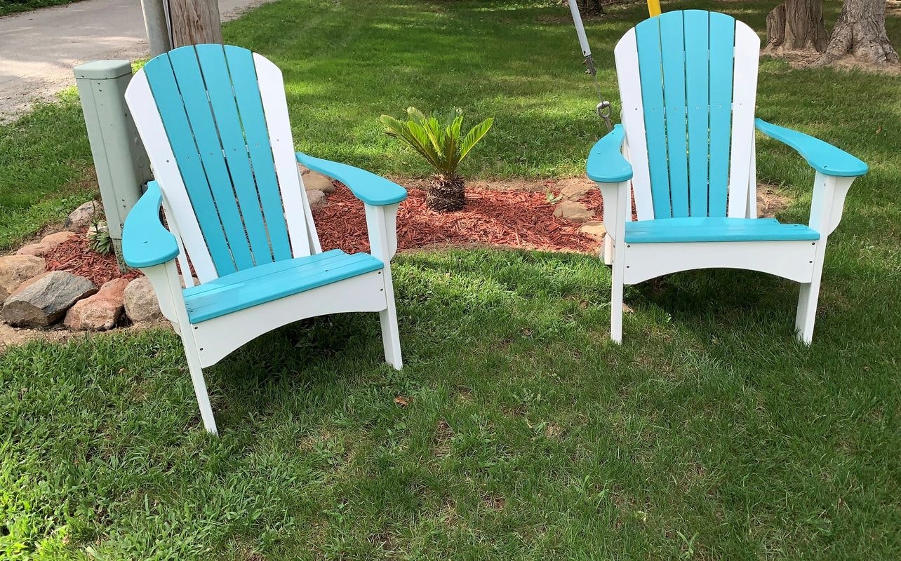 Green Country Decor Poly Adirondack Chair Non-Folding Adirondack Chair