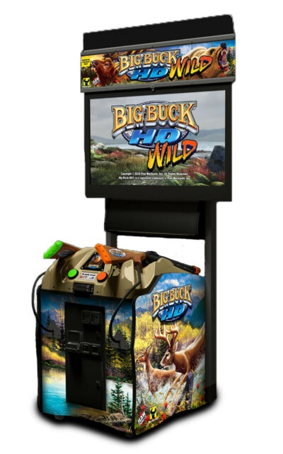 Raw Thrills Big Buck Hunter Big Buck HD Offline 42 Inch Wild Mini