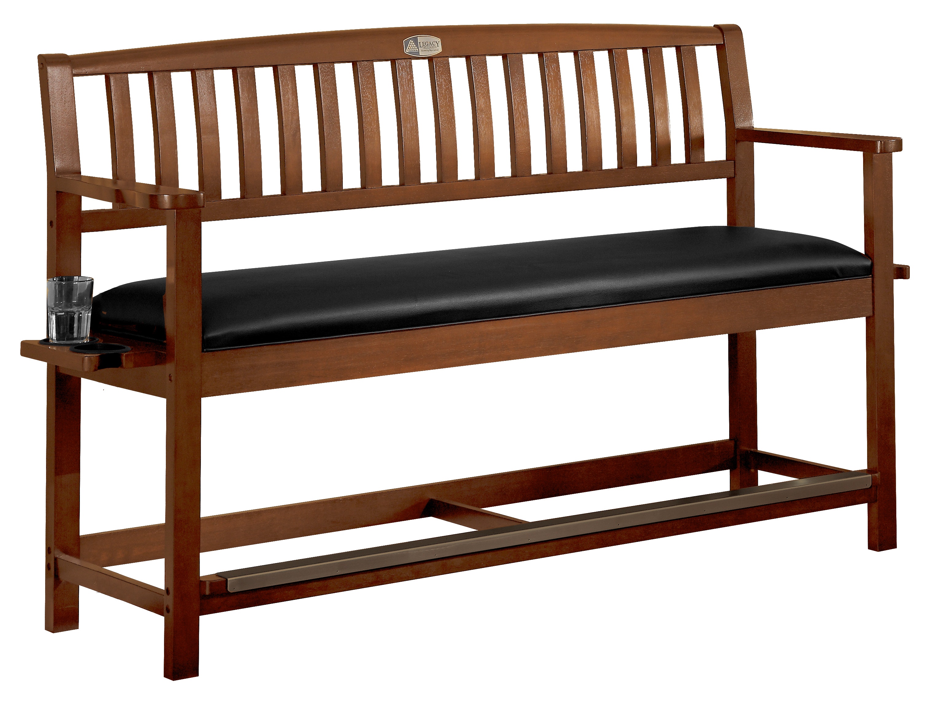 Legacy Billiards Storage Bench Classic Backed Storage Bench