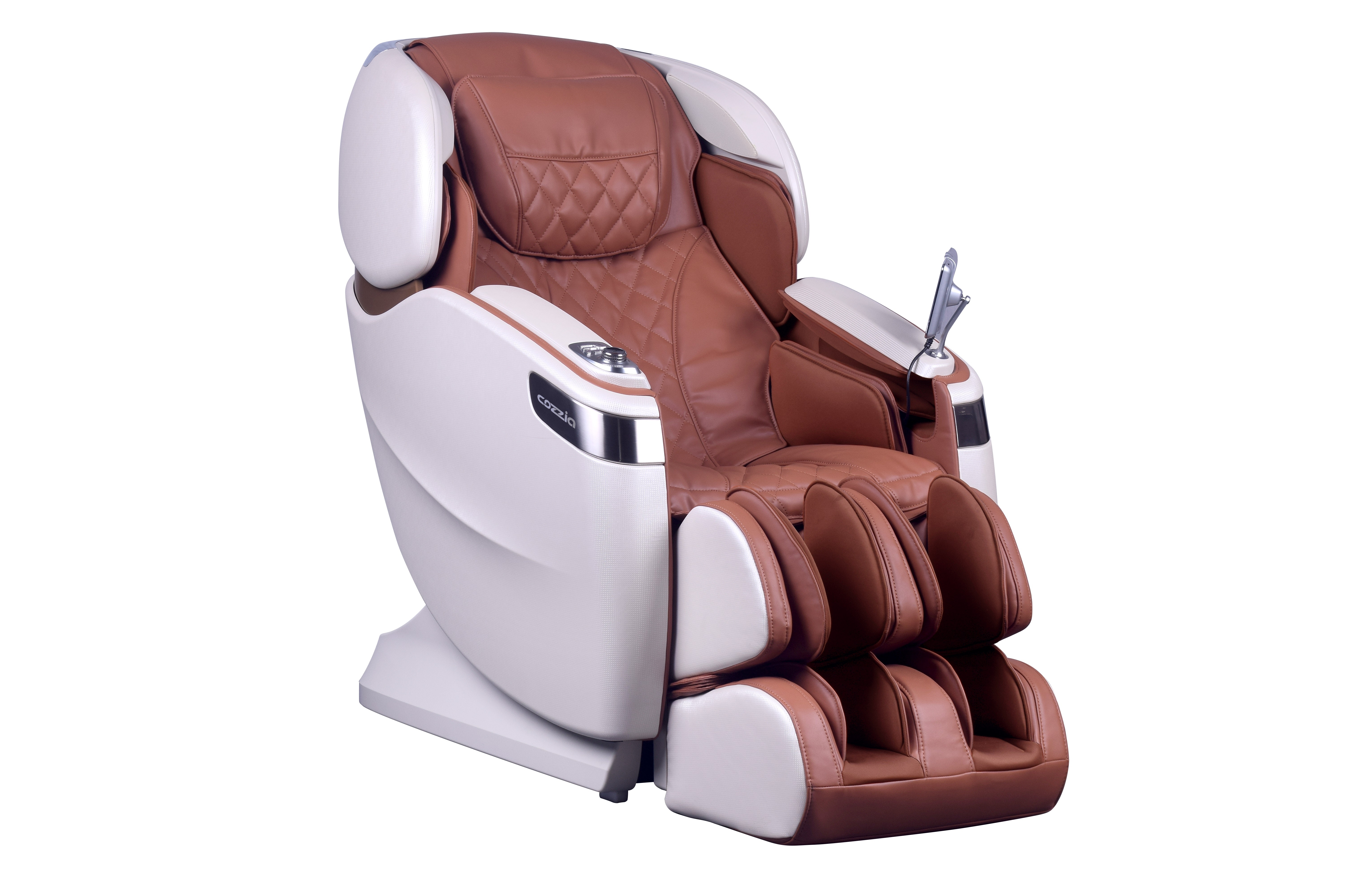 Cozzia Massage Chair CZ-710V Cappuccino and Pearl White