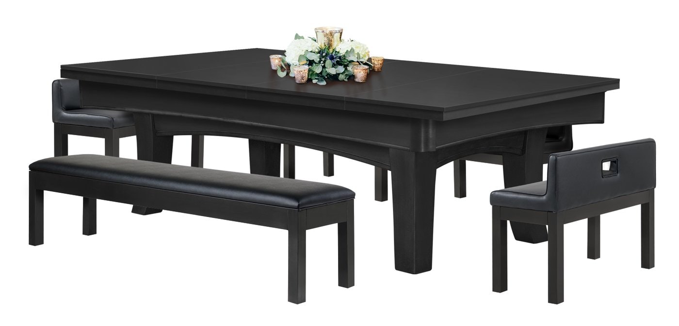 Legacy Billiards Pool Table Ella II 8 Foot Billiard Table Dining Set