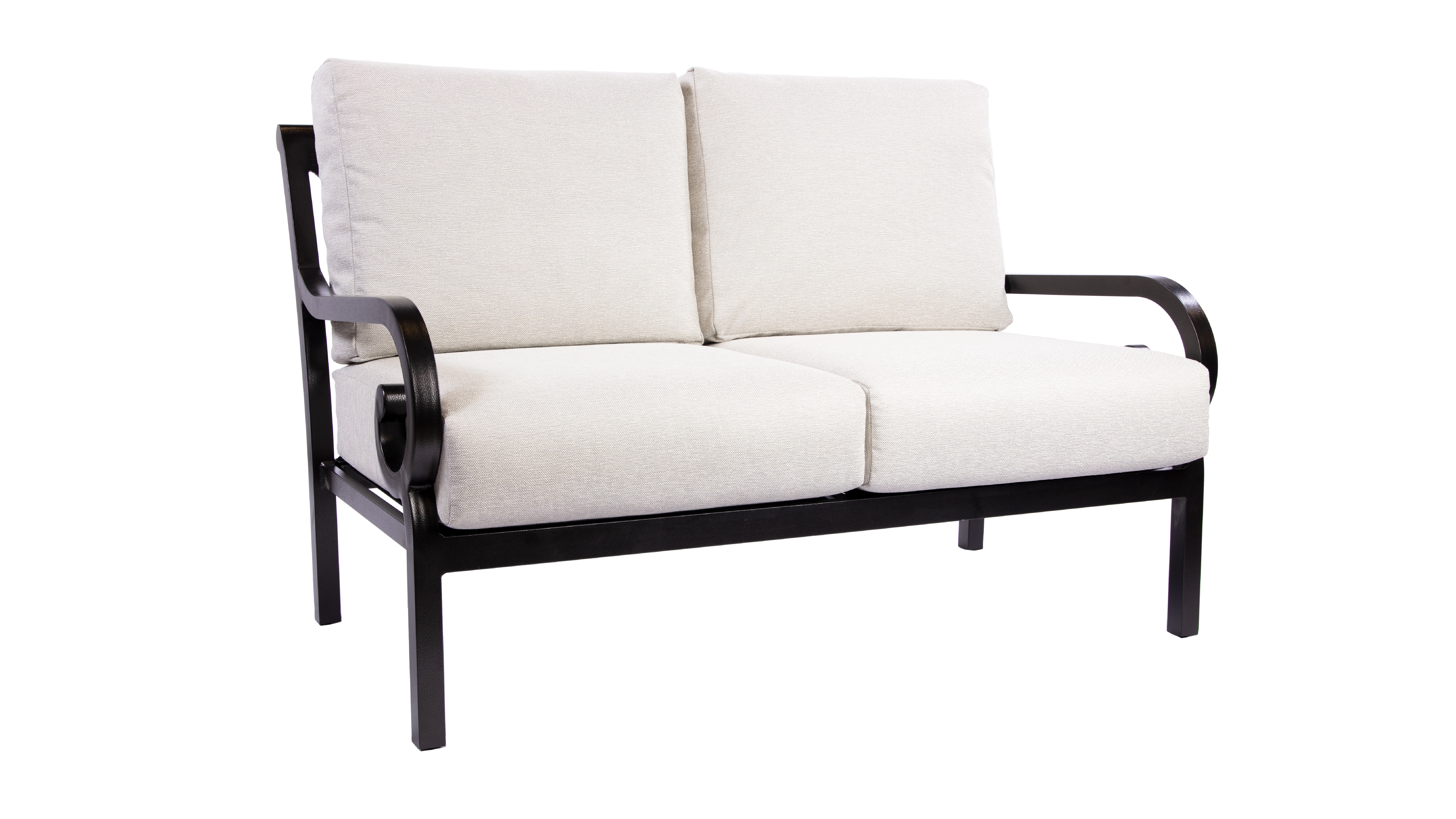 Estate Cushion Aluminum Loveseat