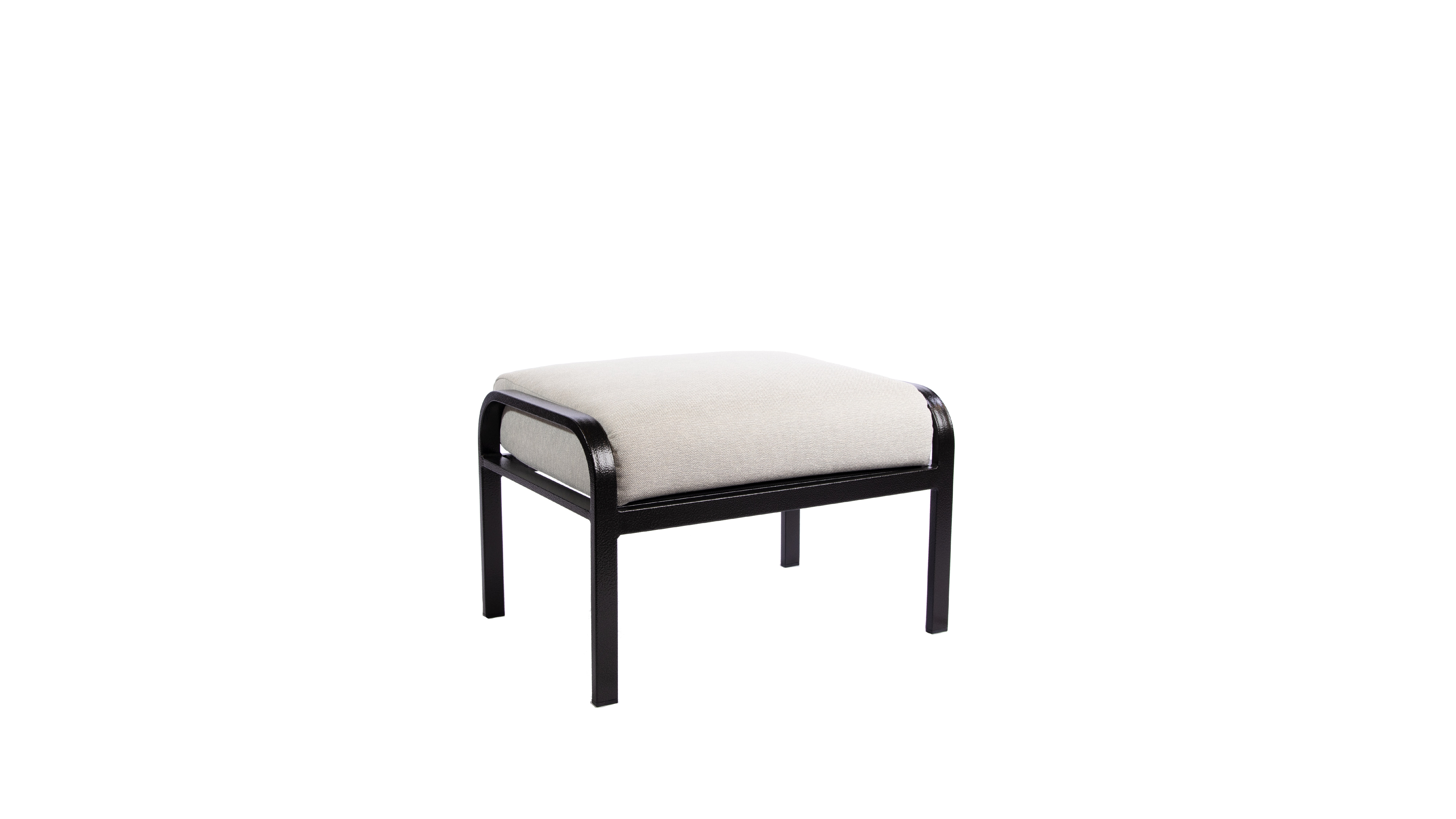 Estate Cushion Aluminum Ottoman