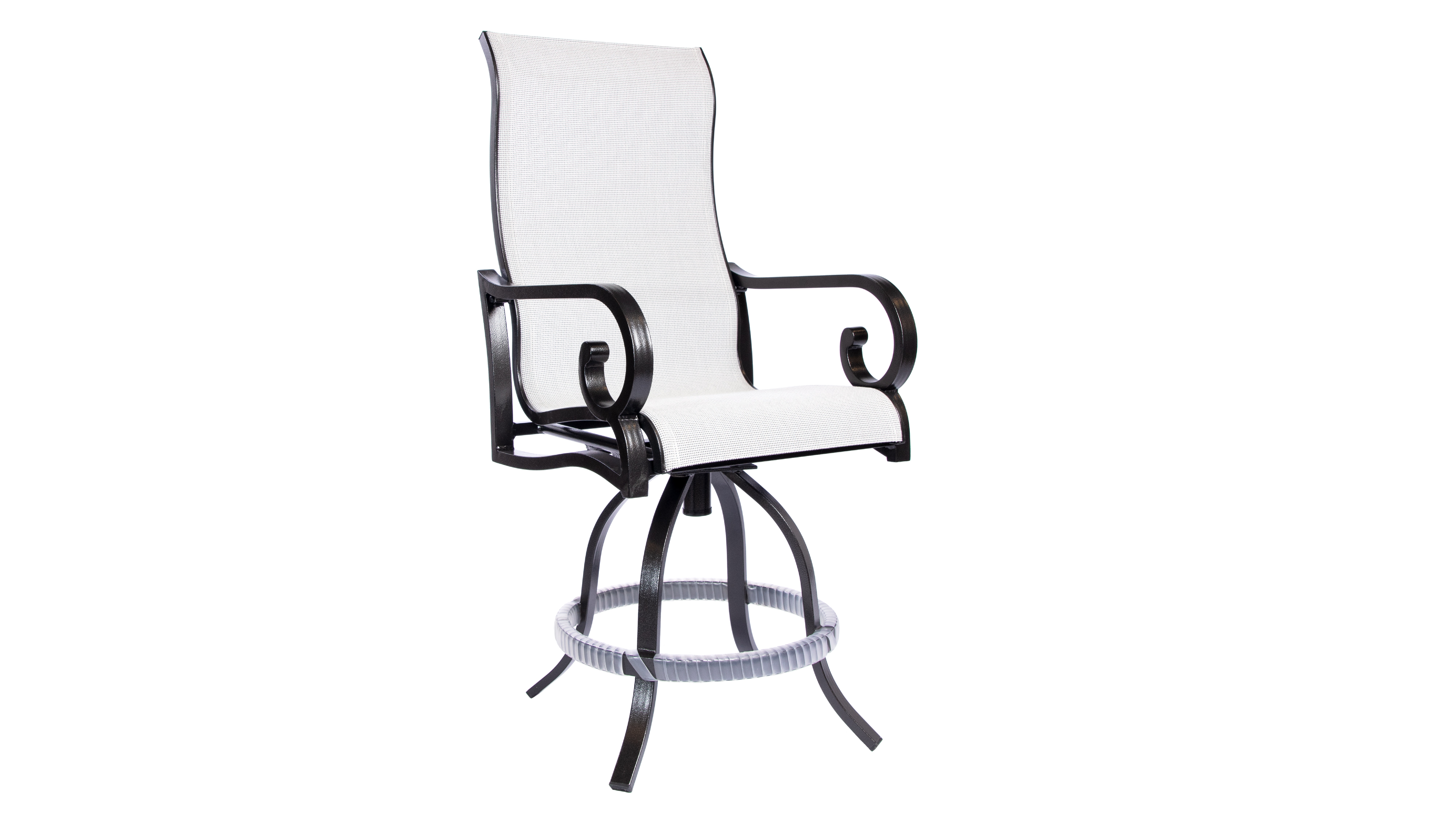 American Home Balcony Chair Estate Sling Swivel Aluminum Balcony Chair