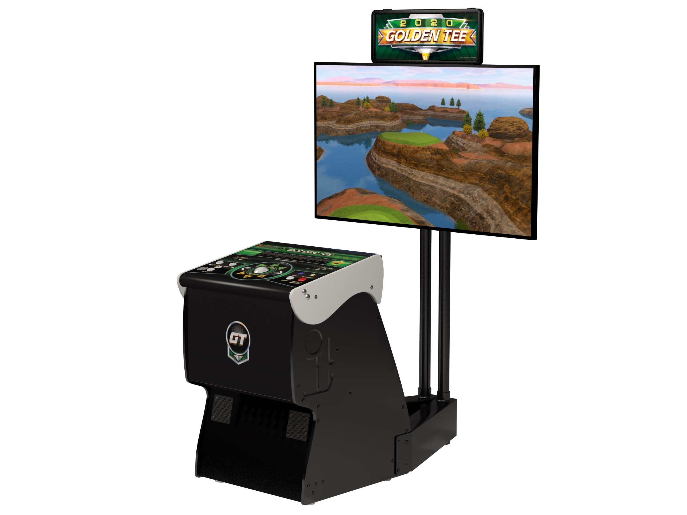 Incredible Technologies Golden Tee Golden Tee Home 2020 with Monitor Stand