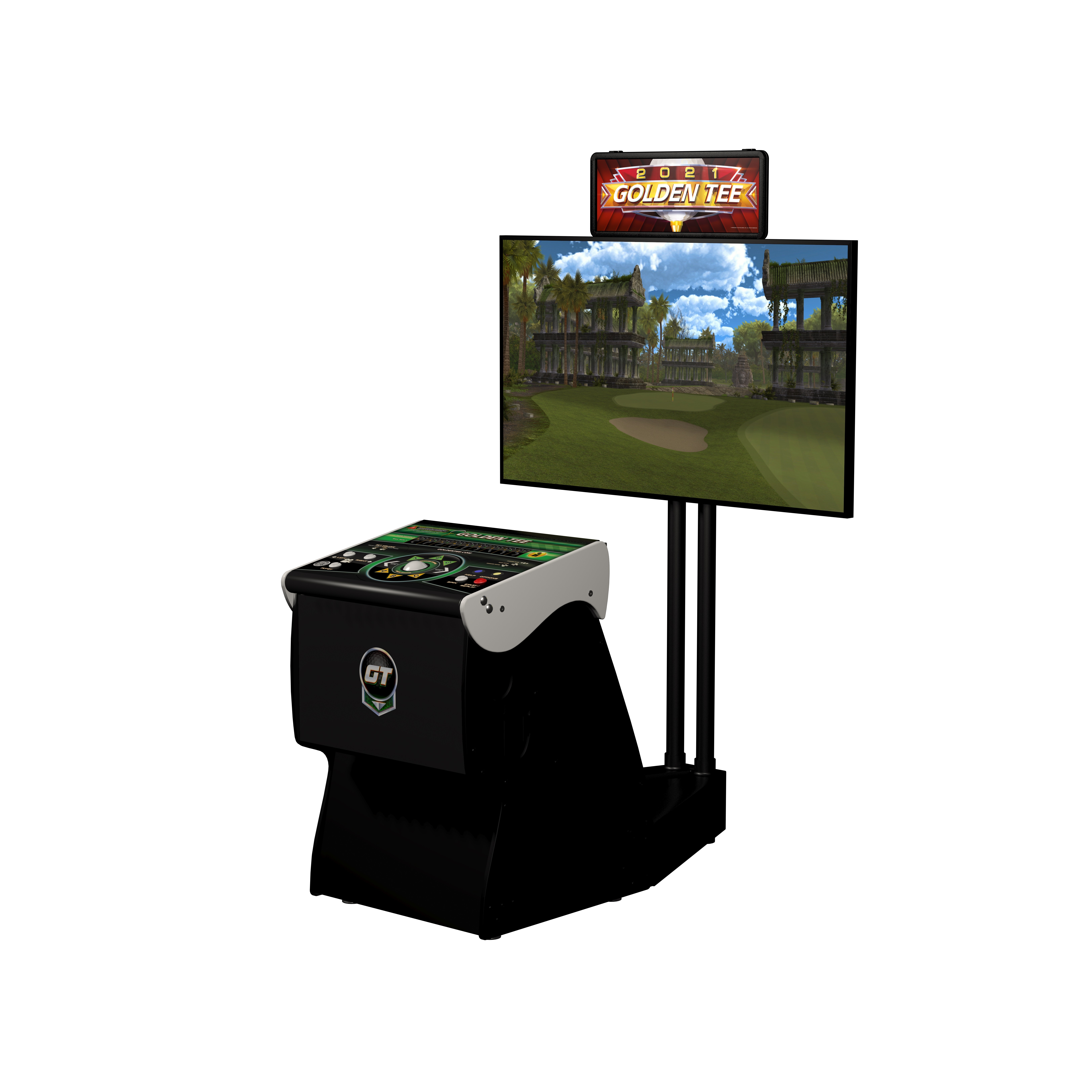 Incredible Technologies Golden Tee Golden Tee Home 2021 with Monitor Stand