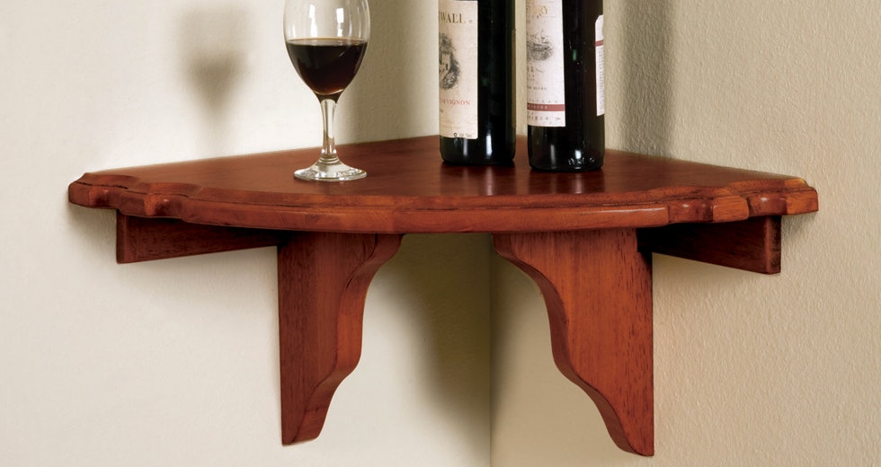 Legacy Billiards Cue Rack Heritage Corner Shelf