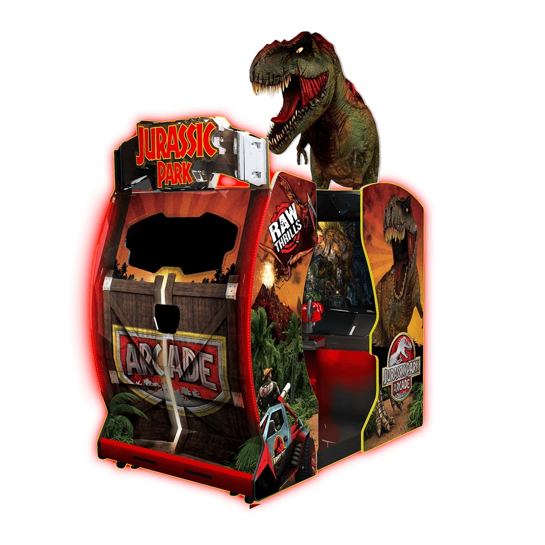 Raw Thrills Arcade Game Jurassic Park Arcade
