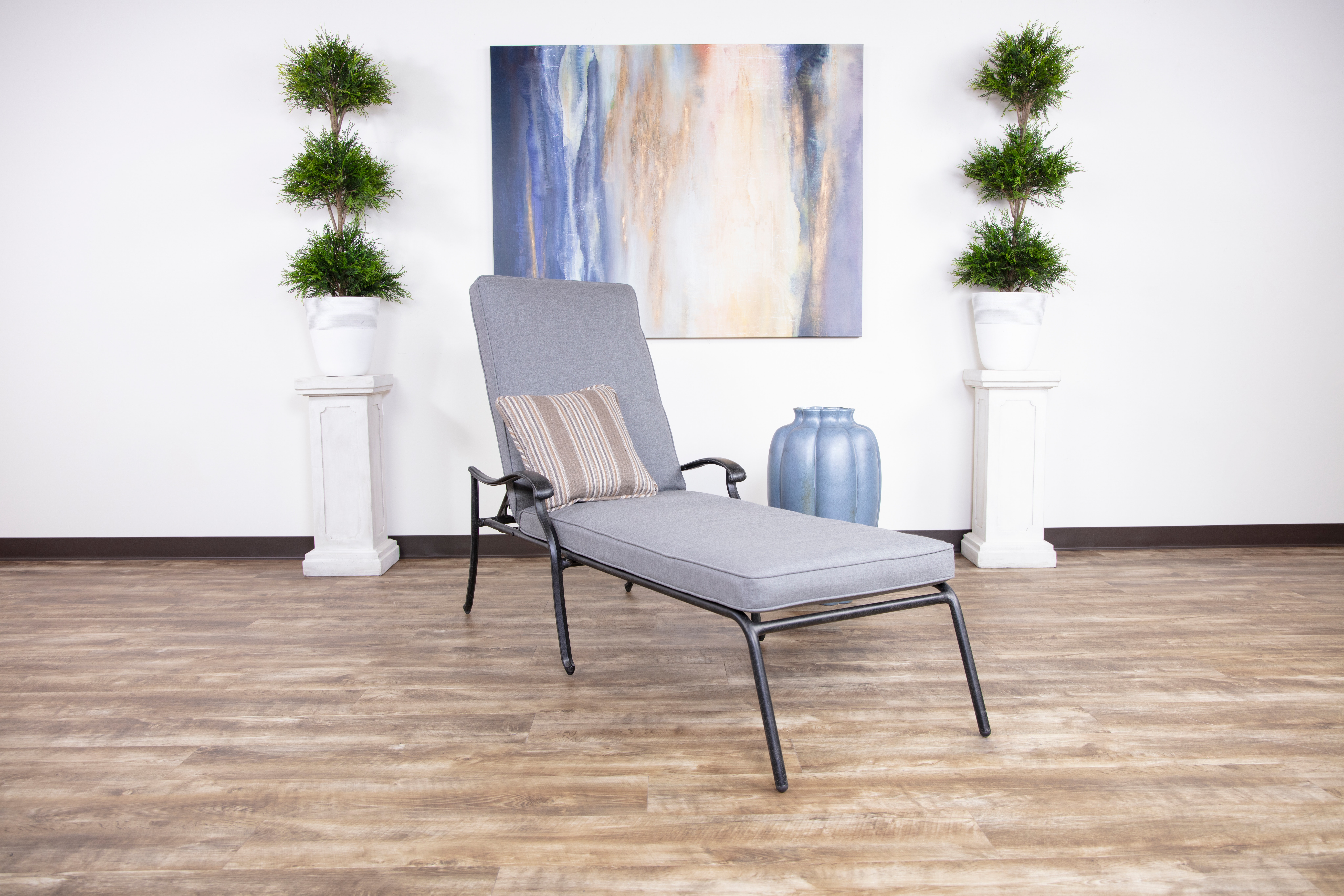 Madelyn Cushion Aluminum Chaise Lounge