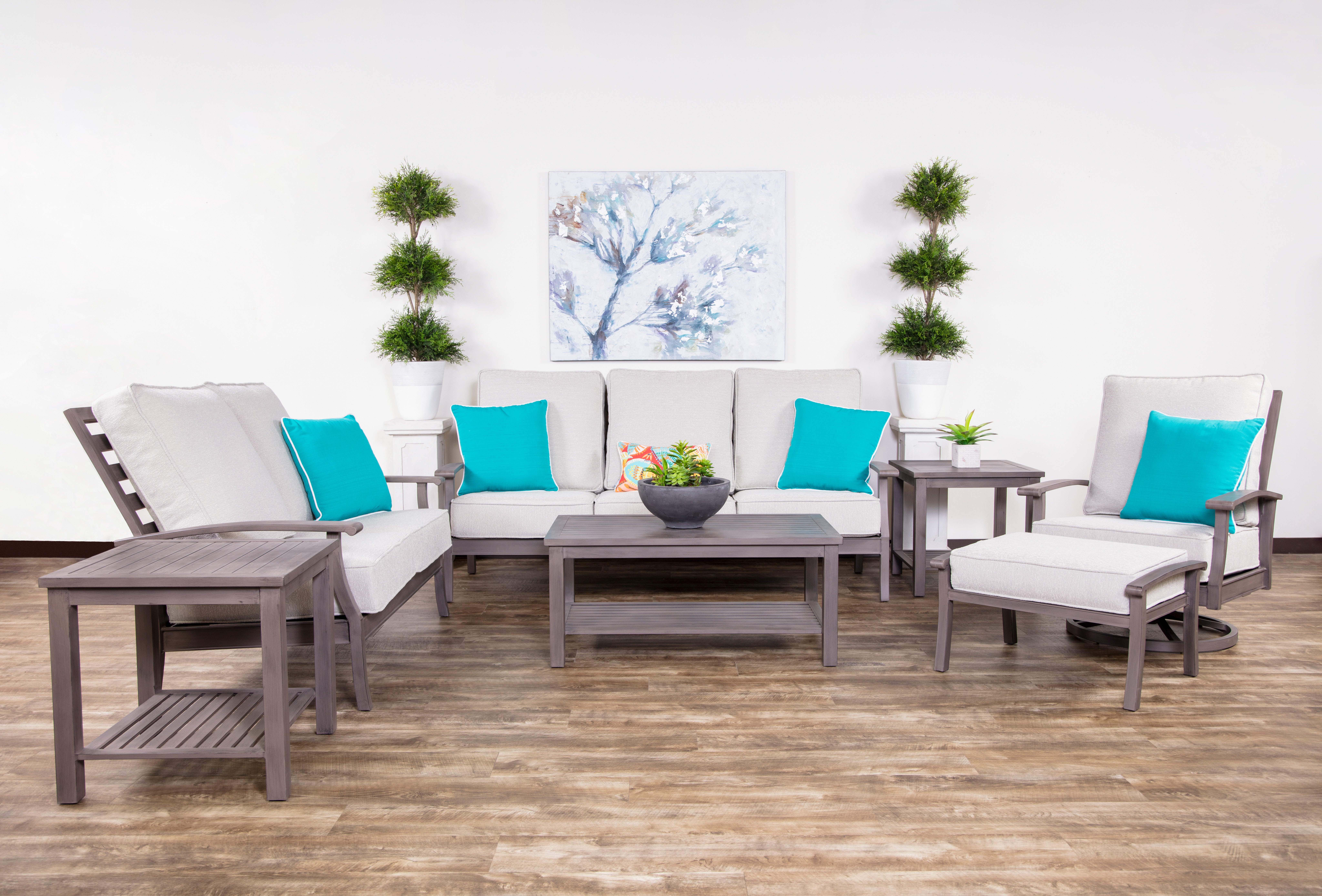 American Home Deep Seating Set Palms 6pc Deep Seating Set