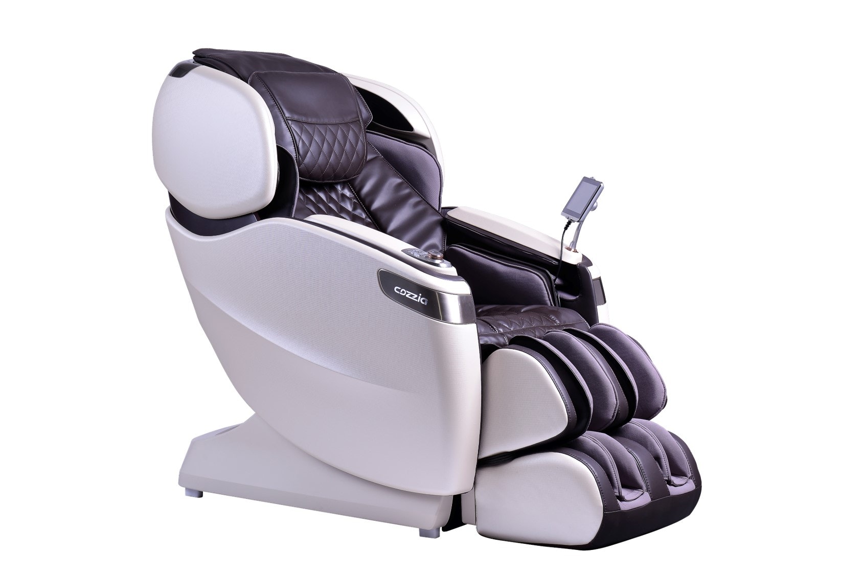 Cozzia Massage Chair CZ-710V Espresso and Pearl White