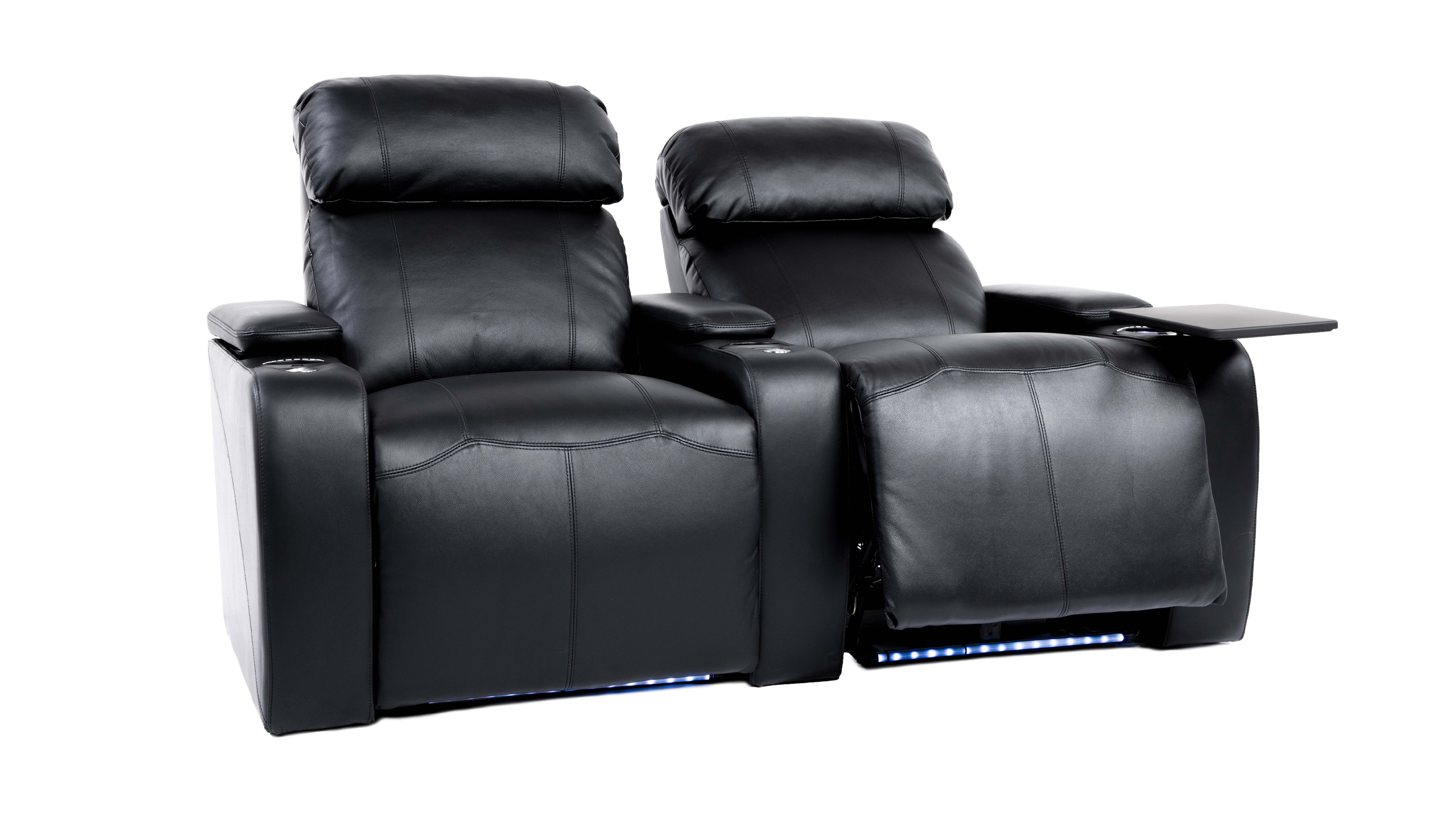 American Home 2 Seat Power Recline Theater Group River 2 Seat HTS Group