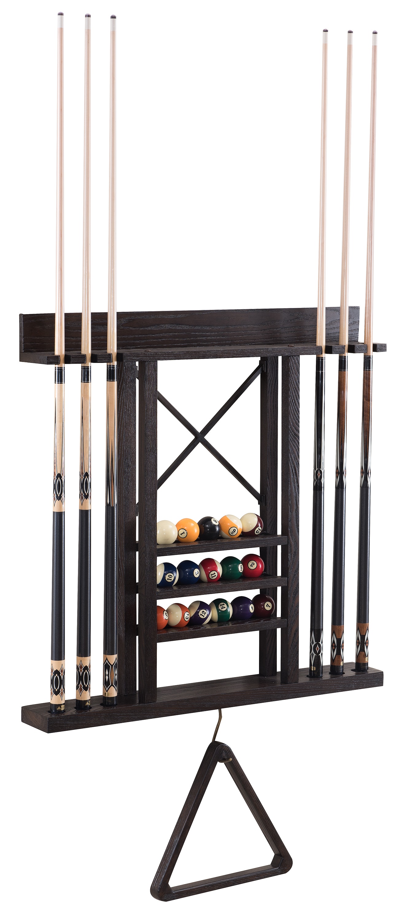 Legacy Billiards Cue Rack Rustic Wall Cue Rack