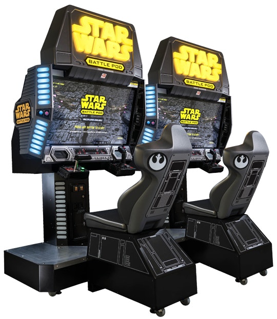 Namco Arcade Game Star Wars Battle Pod Flat Screen Edition