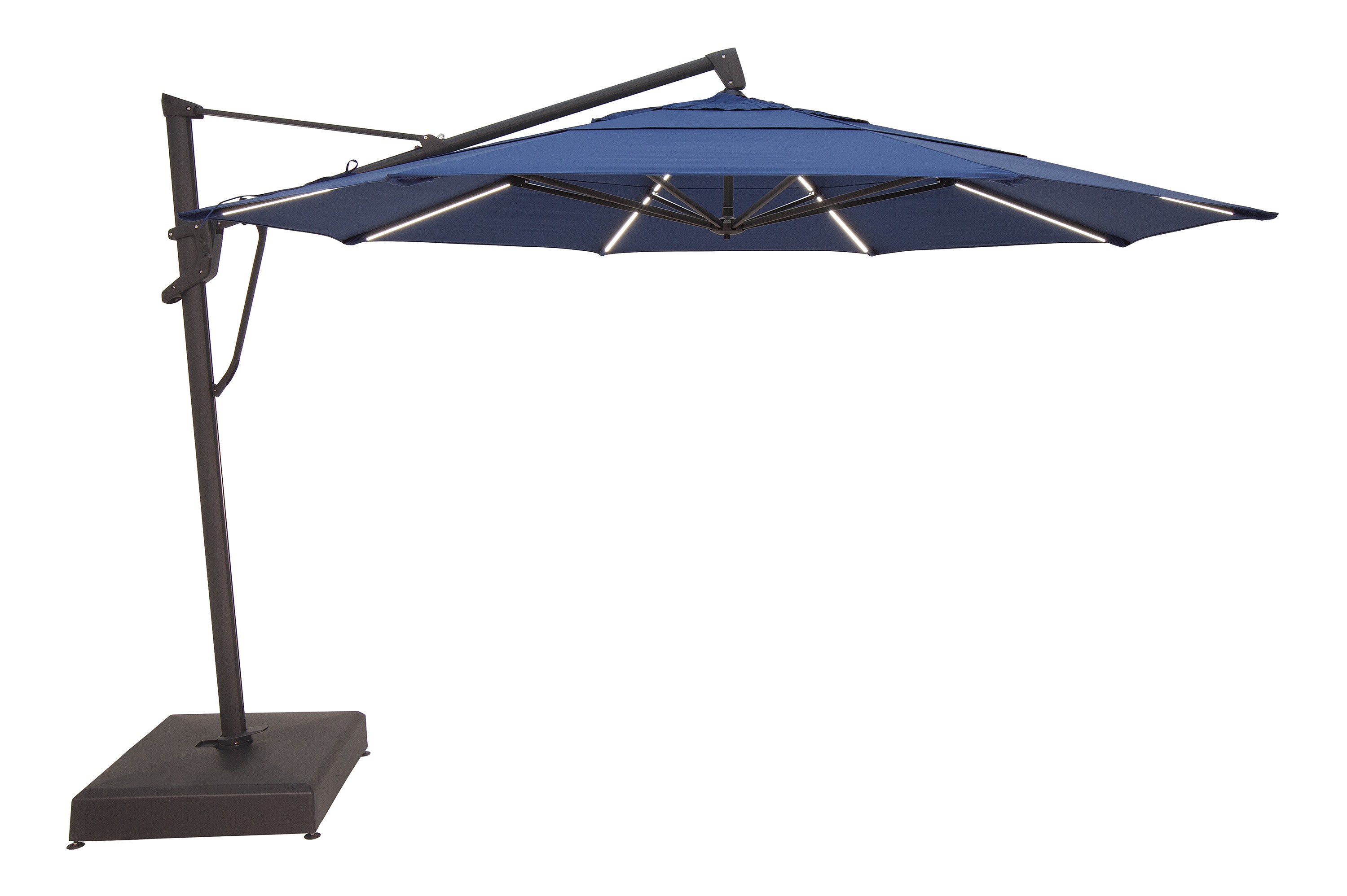 Treasure Garden Umbrella Starlux Cantilever Plus Umbrella 13 Foot