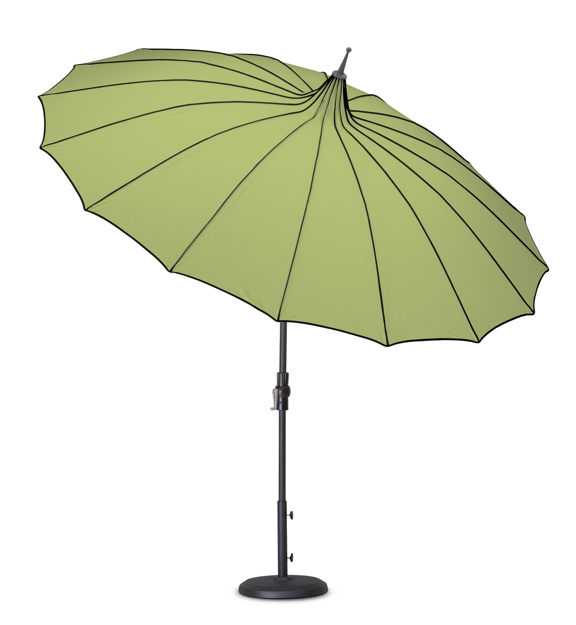 Treasure Garden Umbrella Pagoda 9 Foot Collar Tilt Umbrella