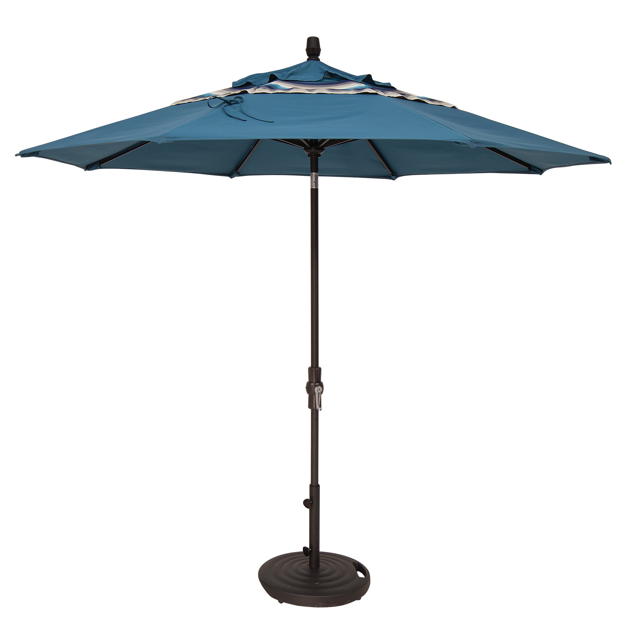 Treasure Garden Umbrella 9 Foot Collar Tilt Umbrella Double Wind Vent
