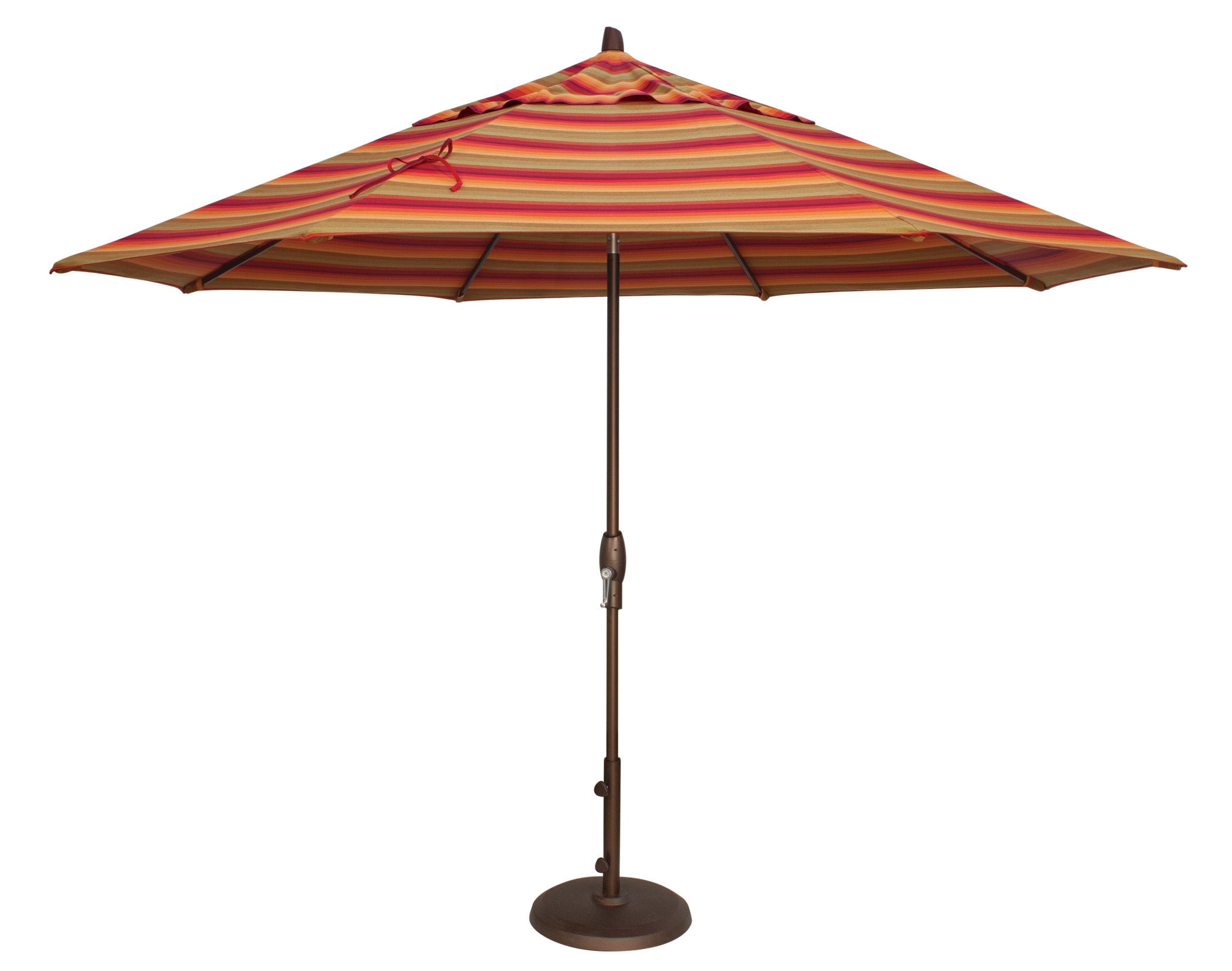 Treasure Garden Umbrella 11 Foot Auto Tilt Umbrella Single Wind Vent
