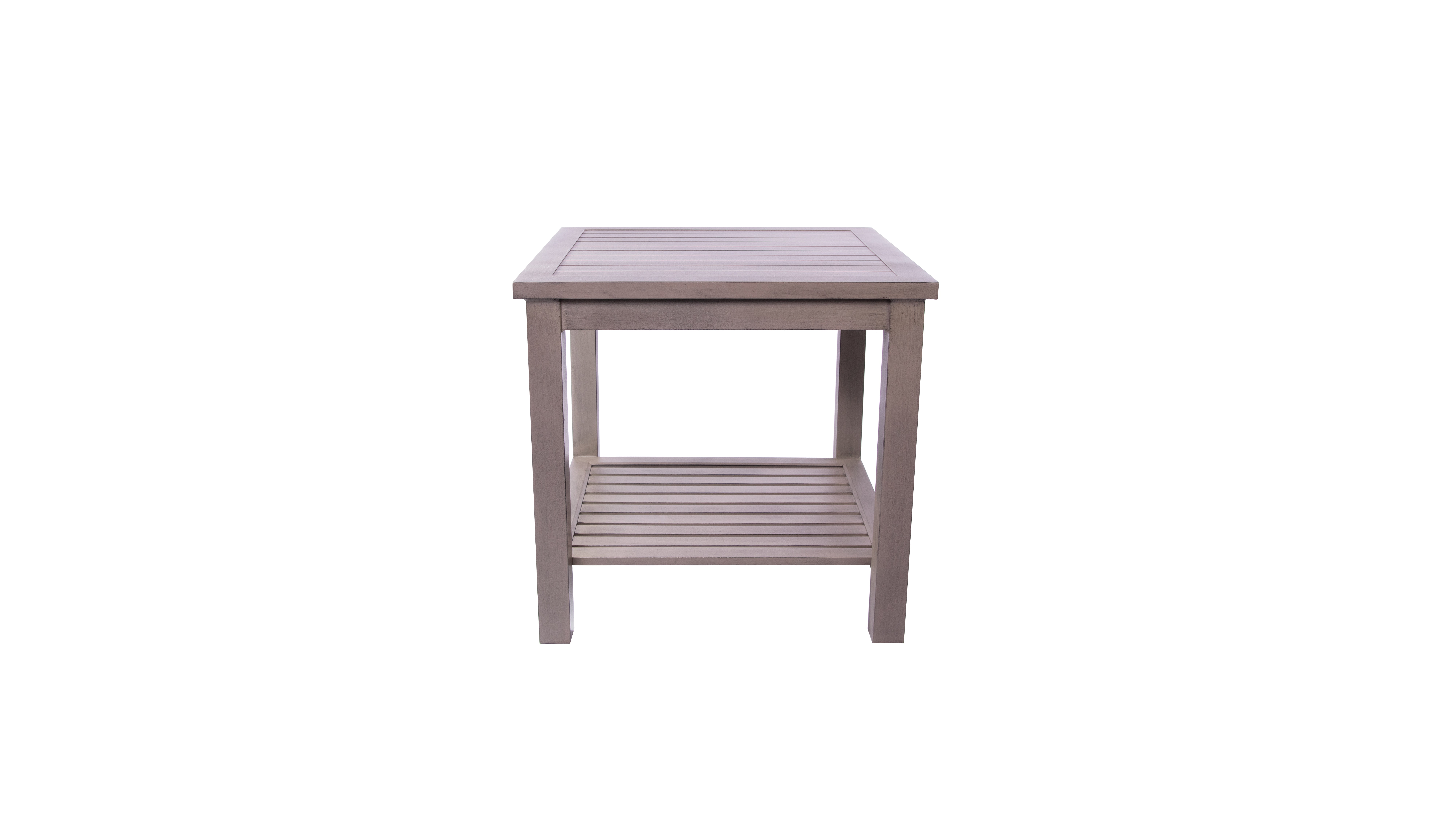 American Home End Table 24 inch Square Aluminum End Table
