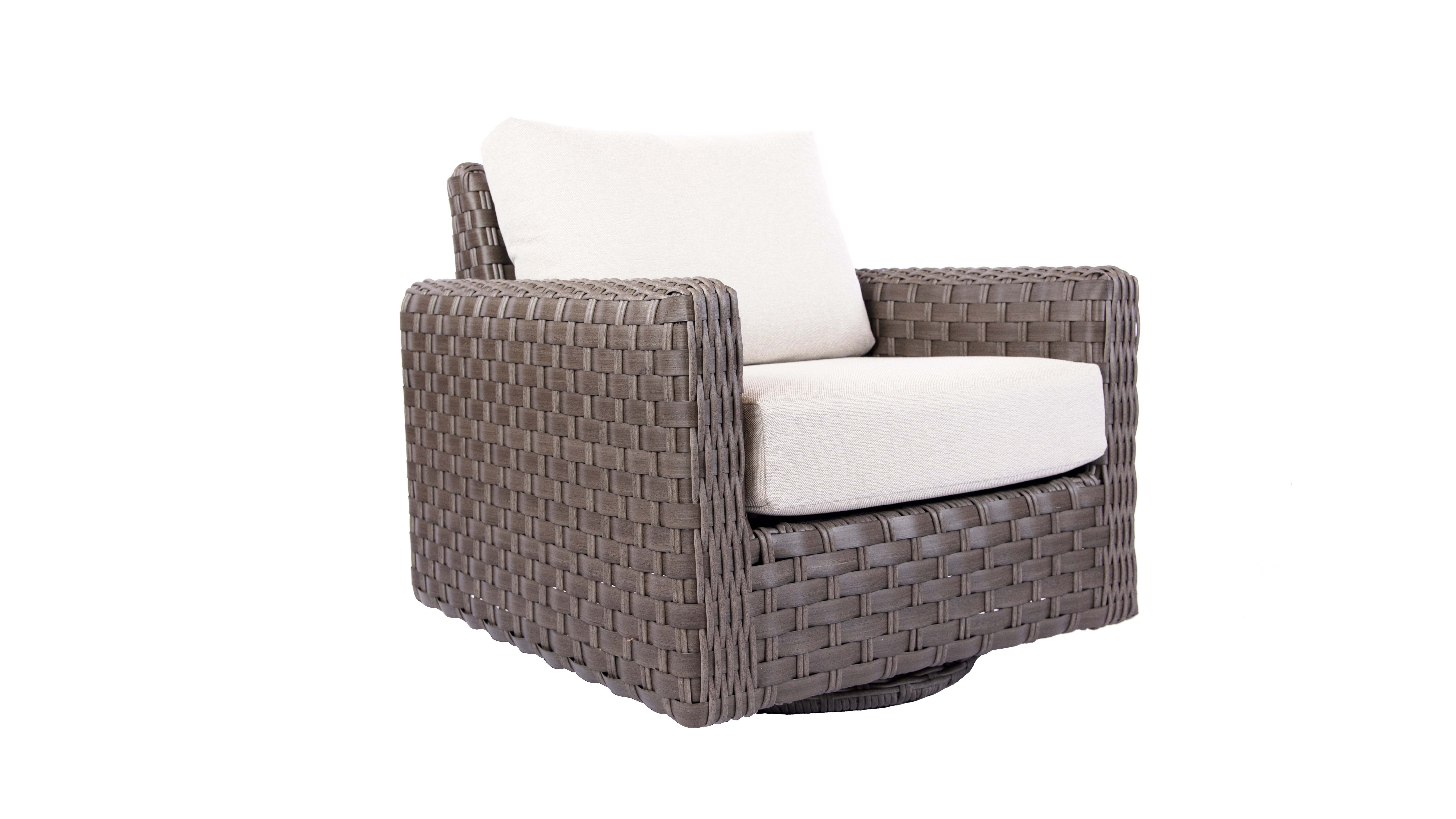 Twilight Cushion Synthetic Wicker Swivel Gliding Lounge Chair