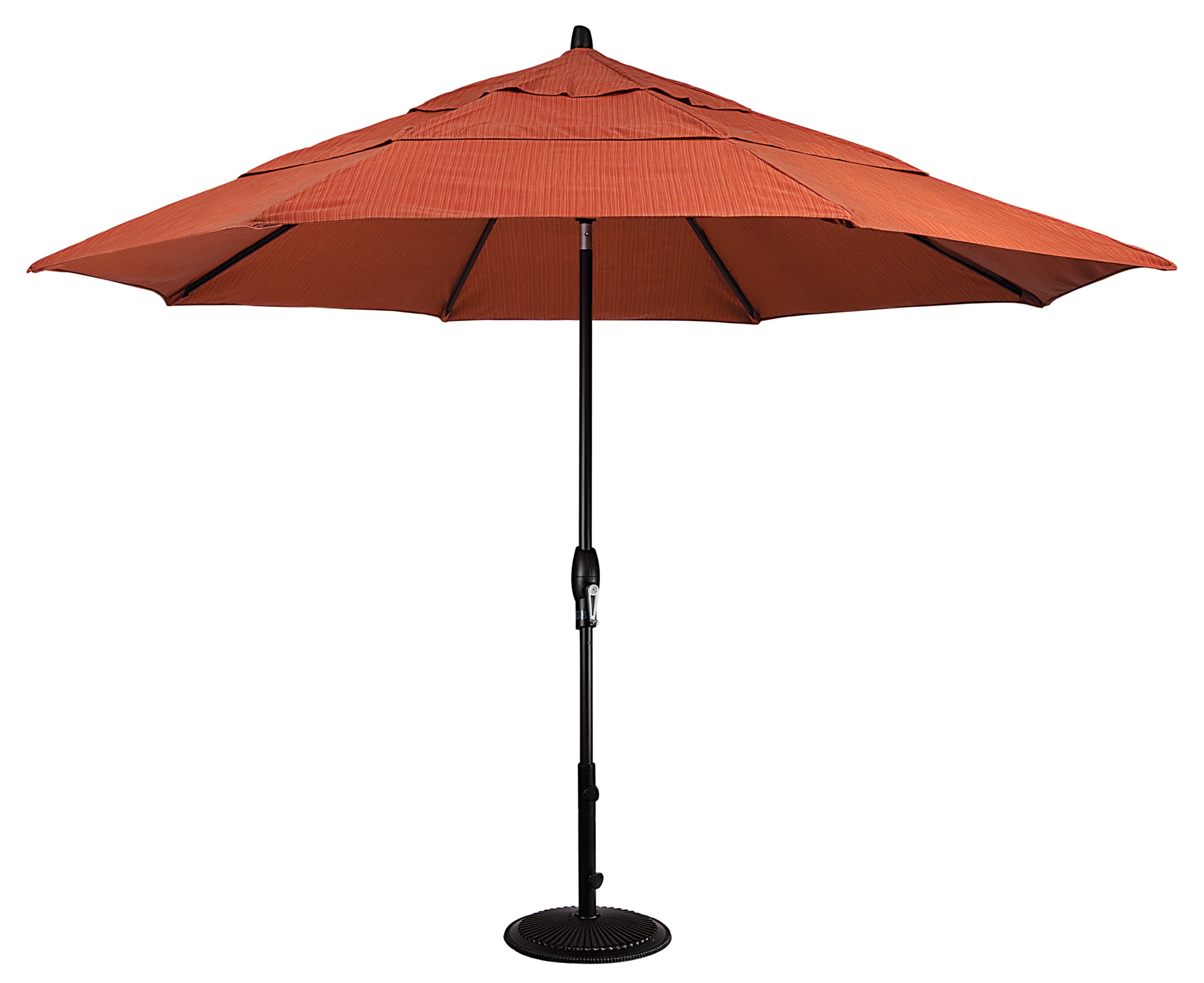 Treasure Garden Umbrella 9 Foot Auto Tilt Umbrella Double Wind Vent